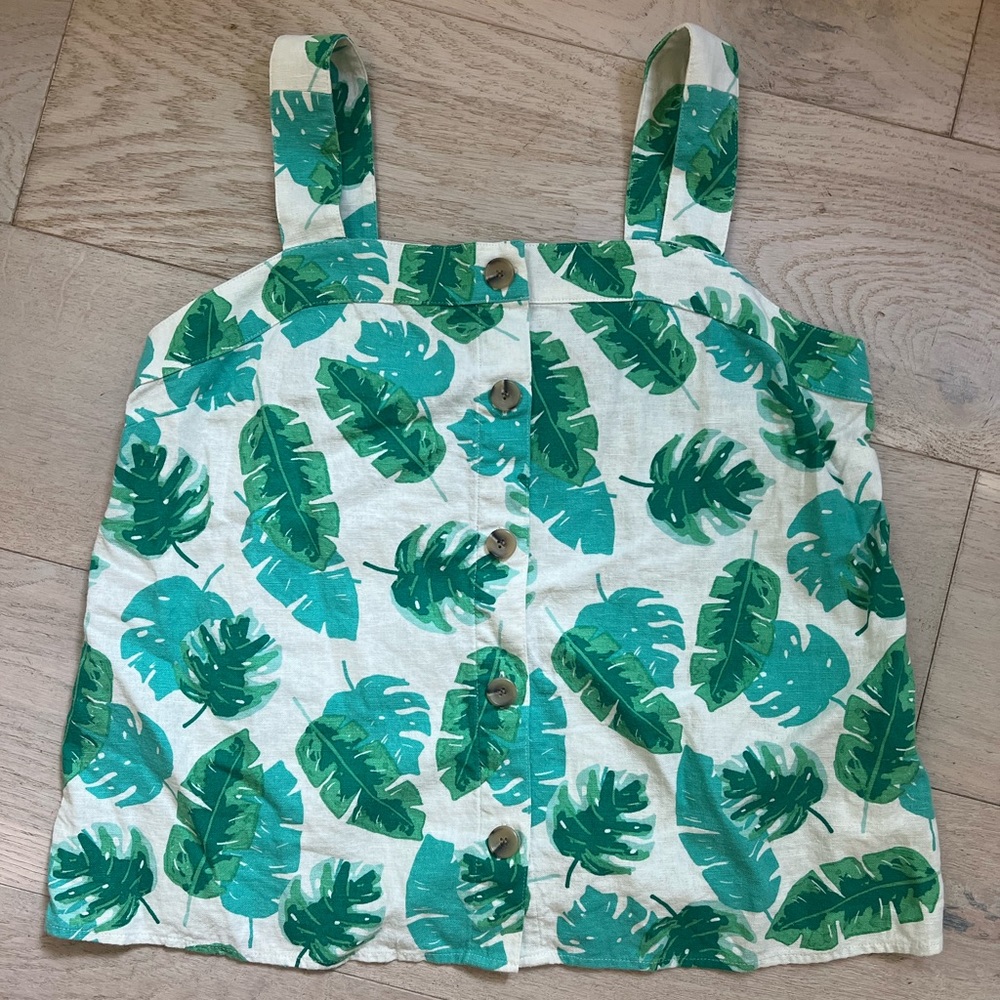 J. Crew sleeveless shirt